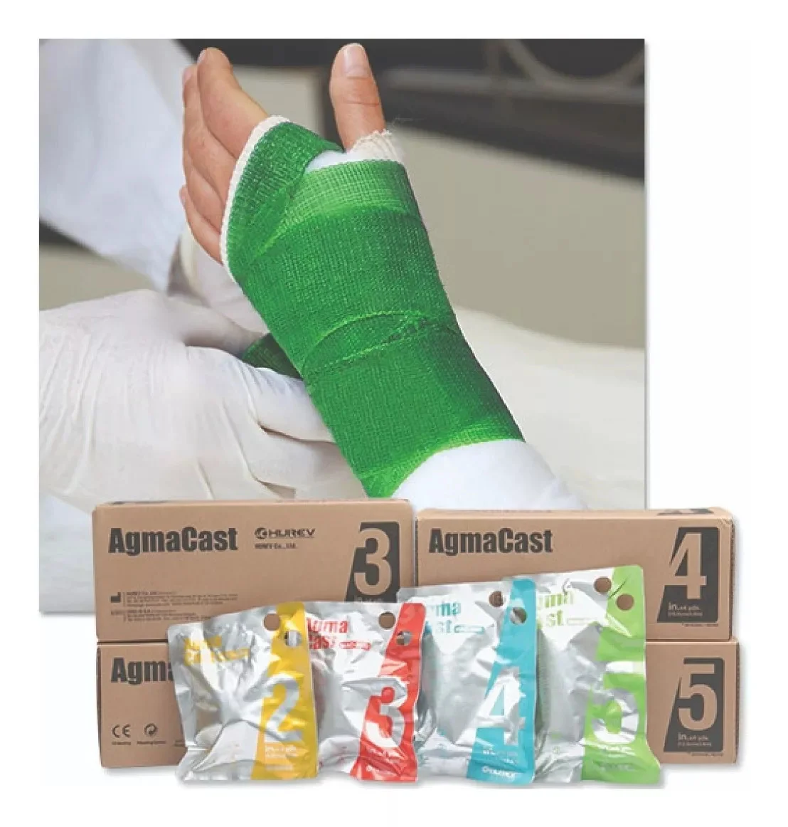 Bande De Resine Agma Cast - Consommable Médical Maroc Matériel Médical Maroc - Bande de résine Agma Cast