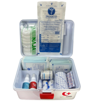 Boite De Secours Complete - Consommable Médical Maroc Matériel Médical Maroc - BOITE DE SECOURS COMPLETE