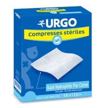 Compresses Steriles Urgo Unite - Consommable Médical Maroc Matériel Médical Maroc - Compresses stériles URGO / Unité