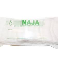 Coton Hydrophile Naja 25gr - Consommable Médical Maroc Matériel Médical Maroc - COTON HYDROPHILE NAJA 25GR