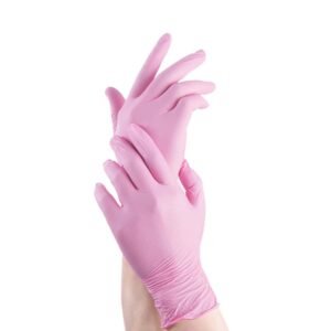 Gants Dexamen Nitrile En Rose - Consommable Médical Maroc Matériel Médical Maroc - GANTS D’EXAMEN NITRILE EN ROSE