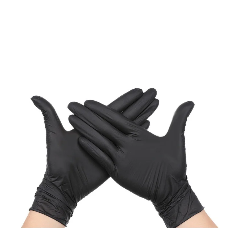 Gants Vinyl Sans Poudre Noir Alimentaire - Consommable Médical Maroc Matériel Médical Maroc - GANTS VINYL SANS POUDRE NOIR ALIMENTAIRE