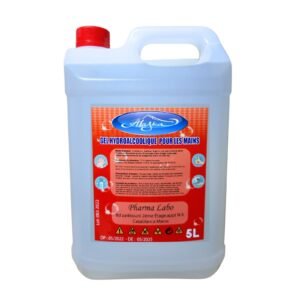 Gel Hydroalcoolique Pour Les Mains 5l - Consommable Médical Maroc Matériel Médical Maroc - GEL HYDROALCOOLIQUE POUR LES MAINS 5L