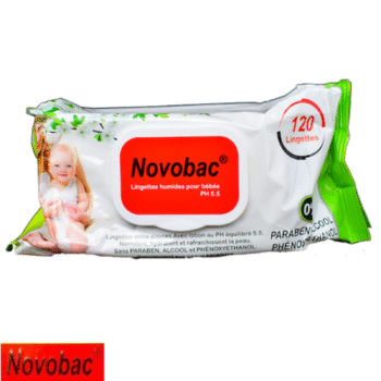 Lingettes Pour Bebe Novobac 120 - Consommable Médical Maroc Matériel Médical Maroc - Lingettes pour bébé – Novobac 120