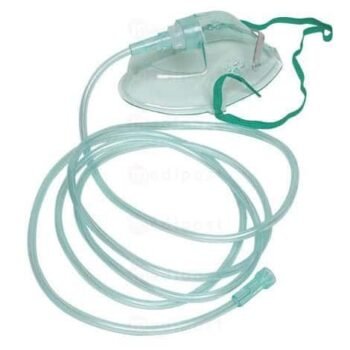 Masque A Oxygene Avec Tubulure - Consommable Médical Maroc Matériel Médical Maroc - MASQUE A OXYGENE AVEC TUBULURE