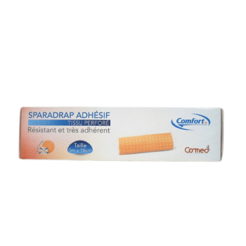 Sparadrap Adhesif Conforplast Rouge 5 M × 18 Cm - Consommable Médical Maroc Matériel Médical Maroc - Sparadrap adhésif CONFORPLAST rouge – 5 m × 18 cm