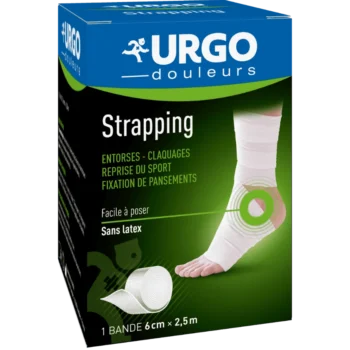 Urgo Strapping 25cm6cm - Consommable Médical Maroc Matériel Médical Maroc - URGO STRAPPING 2.5CM*6CM