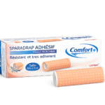 Sparadrap Perforé CONFORPLAST rouge 5m×10cm