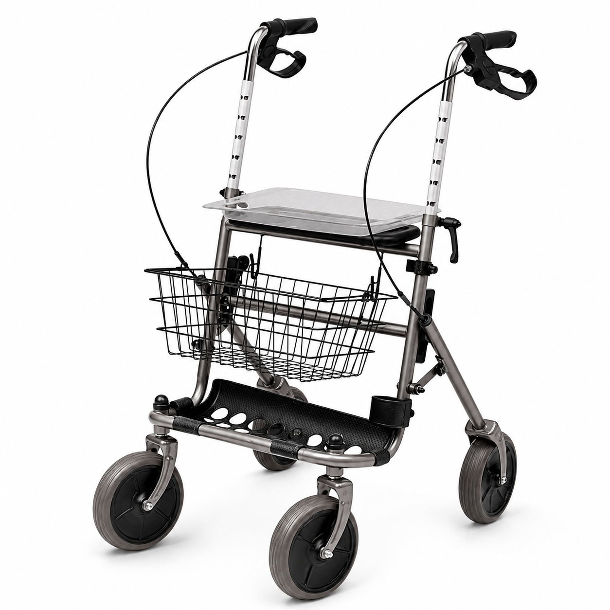 ROLATEUR A 4 ROUES + PANIER
